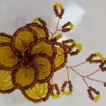 Майстер-клас «Квітка-магніт з бісеру в подарунок на 8 Березня»   Пропоную вашій увазі покрокове виготовлення квітки-магніту з бісеру в подарунок на 8 Березня