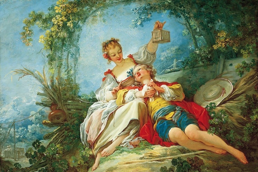 Щасливі коханці, 1760-65, Фрагонар